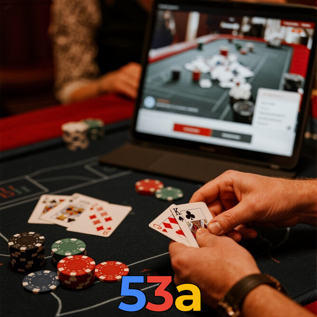 53a:Onde a diversão e a sorte se encontram: poker, roleta e futebol online!